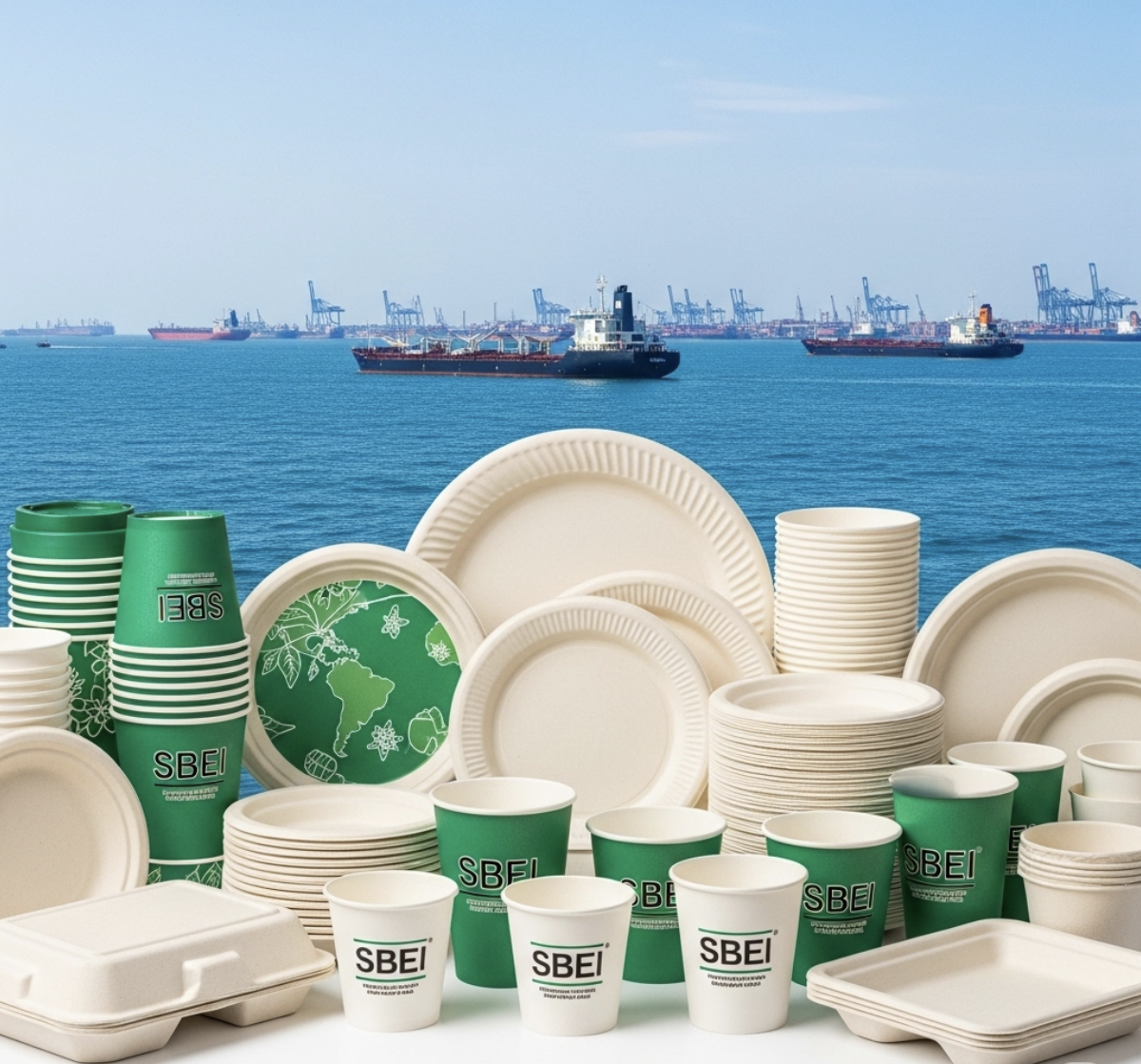 Eco Friendly Excellence Disposable Tableware and Paper Cups by Shree Bajrng Export Import